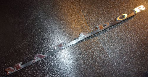 1971 amc matador trunk emblem chrome 3646556      - - nra191