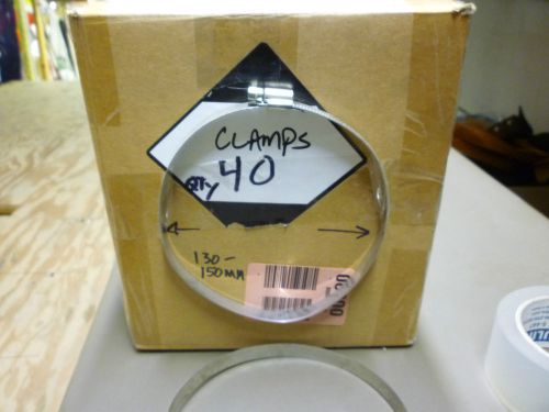 130mm-150mm stainless steel hose clamps qty 40