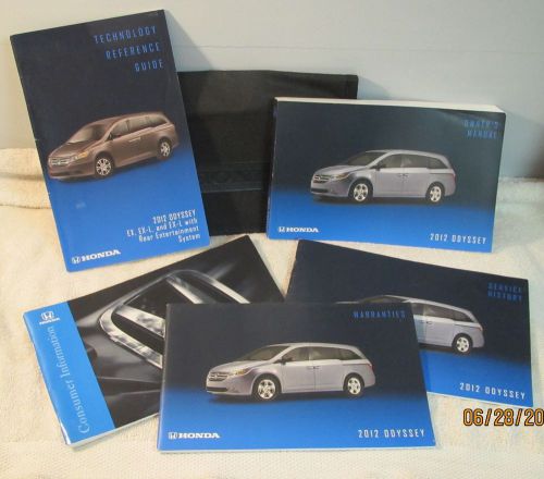 2012 honda odyssey owners manual