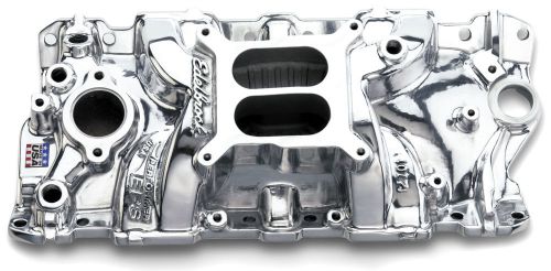 Edelbrock 27011 performer eps intake manifold polished non-egr  idle-5500rpm