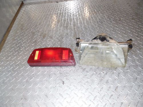 Bombardier skidoo 670 summit headlight &amp; taillight  #168c
