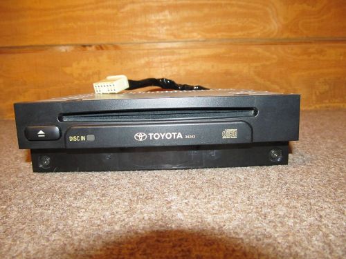 2001-2004 toyota tacoma single disc remote cd player 08601-00886 face 34243
