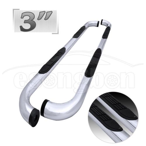 3&#034; chrome nerf bars ss side step running boards for 04-08 ford f150 super cab