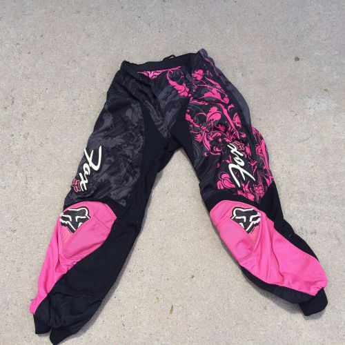 Girls fox racing motorcycle pants size 3 / size 4