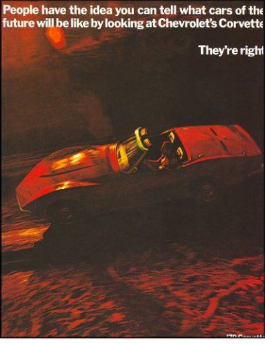 1970 chevrolet corvette stingray sales brochure