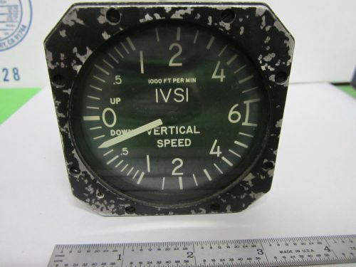 Vertical speed inertial aircraft instrument indicator as is untested bin#r9-13