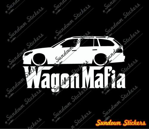 Lowered wagon mafia sticker - for bmw e61 m5 touring 5-series