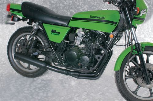 MAC Kawasaki KZ1100L LTD Shaft 1983 Full Sys 4/1 Canister Black Can, US $292.21, image 1