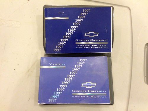 97 1997 chevy venture owners manual book guide set w/ case