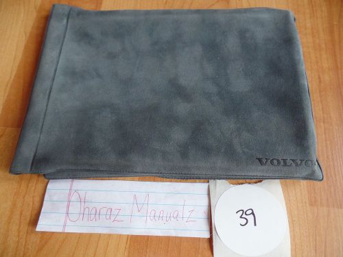 Volvo tri fold suede case for owner&#039;s manual