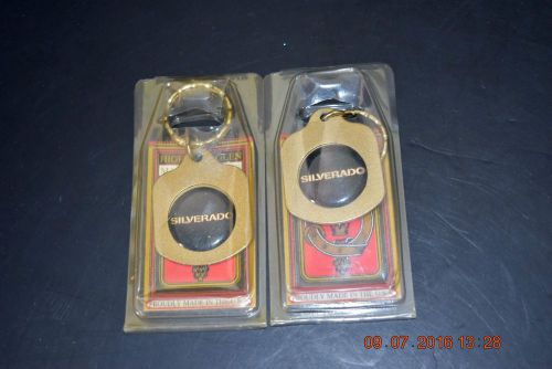Silverado car - key chain - made usa, sealed -  lot -2  black n' gold