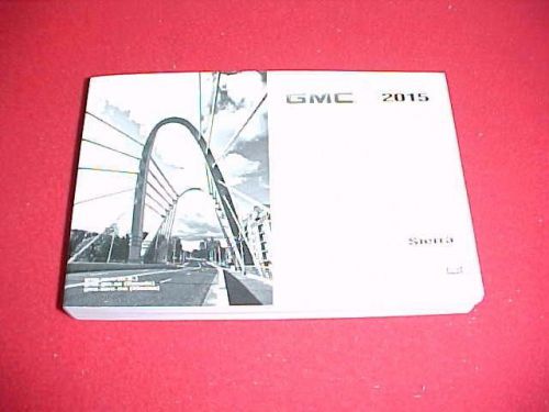 2015 new original gmc sierra pickup truck 1500 2500 3500 owners manual 15 oem