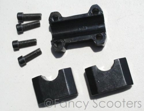 Dirt bike/pit bike front handle bar clamp set  with mounting bolts 7/8"