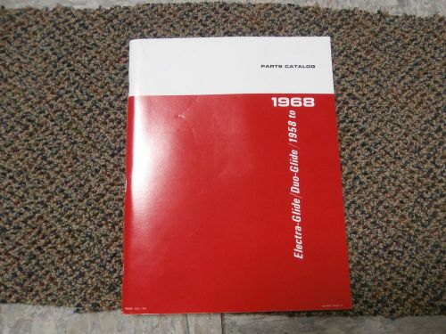 Harley electra-glide  duo-glide parts book 1958-1968