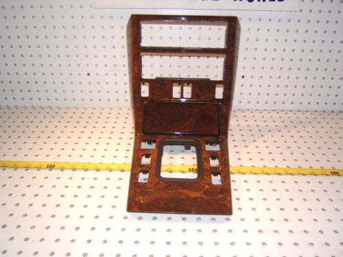 Mercedes early r129 90-95 front center console burl wood 1 cover /heated seat ty