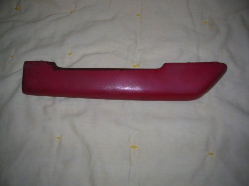 Mopar 1970 - 1974 barracuda right door arm rest pad red used original