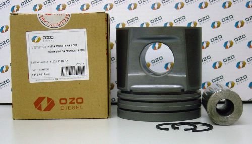4115p011-oz piston std with pin &amp; clip perkins 1103 1104 na