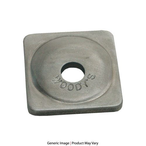 Woodys 5/16” inner diameter aluminum square digger support plates - 96 pack