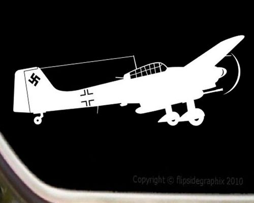 Ww 11 junkers ju-87 stuka airplane pilot decal sticker ska13