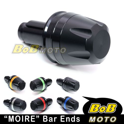 Black moire handle bar ends for ducati monster m750 900 1000 94-00 01 02 03