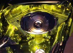 Yellow motorcycle 20 led accent light kit