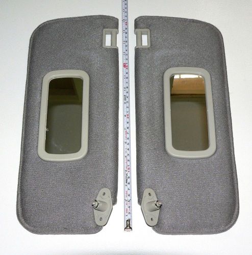 Sun visor rh &amp; lh pair for pick up truck d21 1986-1997 pathfinder 1987-1995