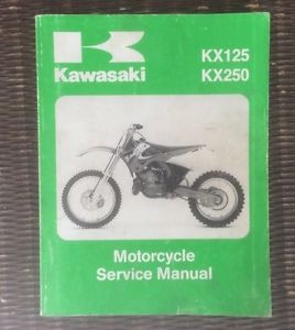 1999 99 kawasaki kx125 kx 125 kx250 kx 250 shop service repair manual