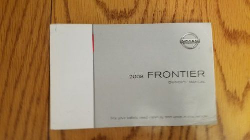 2008 nissan frontier owners manual free shipping