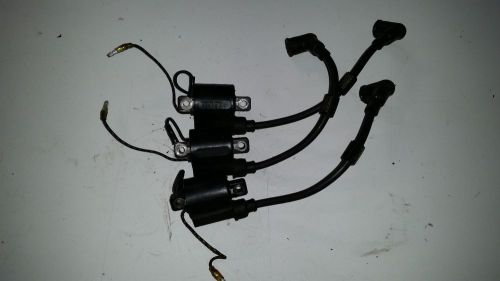 1985 50 hp yamaha ignition coil assembly&#039;s set of 3 #  6h4-85570-20-00