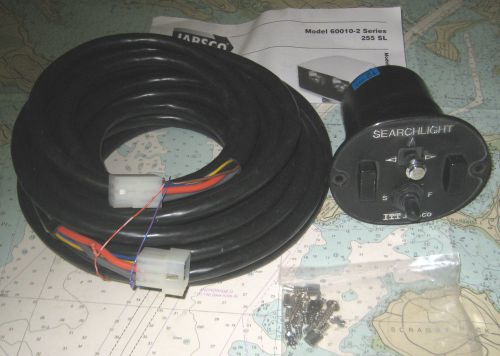Itt jabsco searchlight control with 25&#039; cable model 60010-2012 255 sl 12v dc