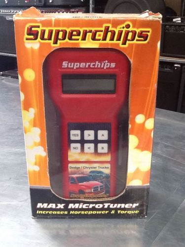Superchips 3715 max micro tuner dodge gas trucks 2003