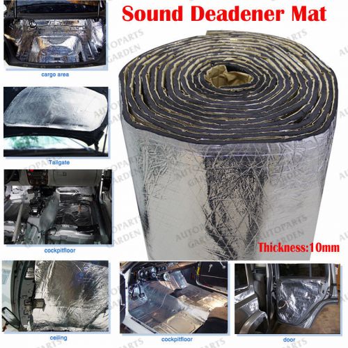 5.5sqft 394mil car trunk hood firewall heat noise sound deadener insulation mat