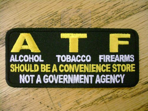 A t f funny saying vest  patch motorcycle biker patch club patch