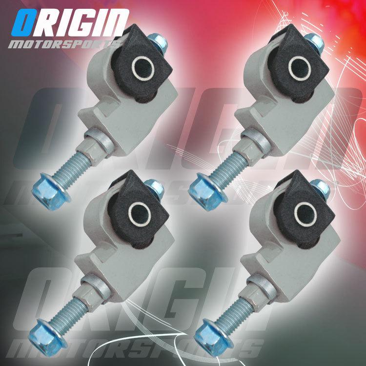 4 pcs civic eg accord silver honda/acura adjustable adjuster front camber kit