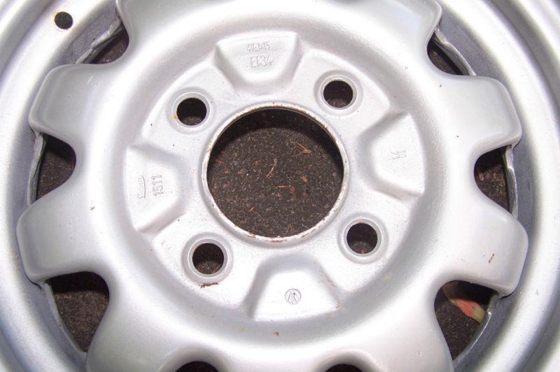 Original VW Baja Bug Beetle Lemmerz Marathon Wheel Caps NOS plus OEM rims, US $525.00, image 4