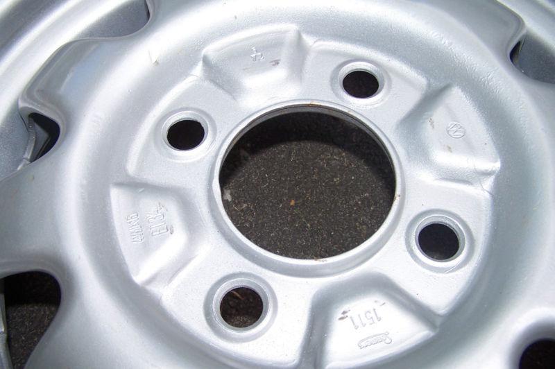 Original VW Baja Bug Beetle Lemmerz Marathon Wheel Caps NOS plus OEM rims, US $525.00, image 6