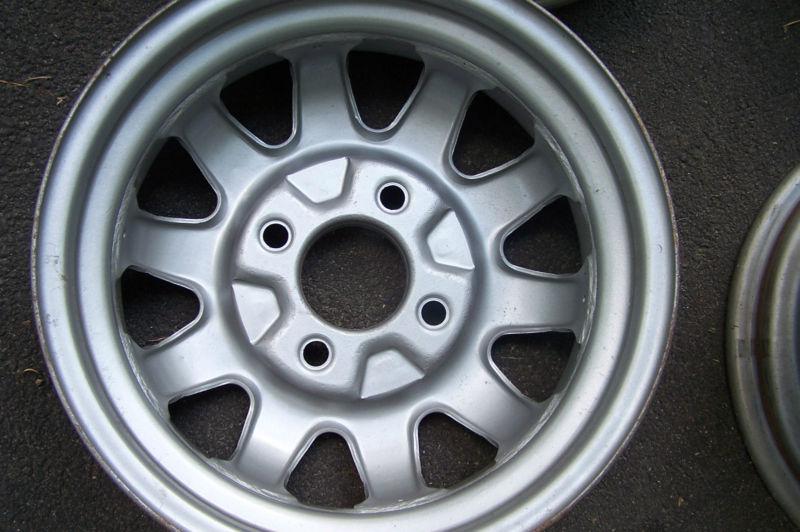 Original VW Baja Bug Beetle Lemmerz Marathon Wheel Caps NOS plus OEM rims, US $525.00, image 8