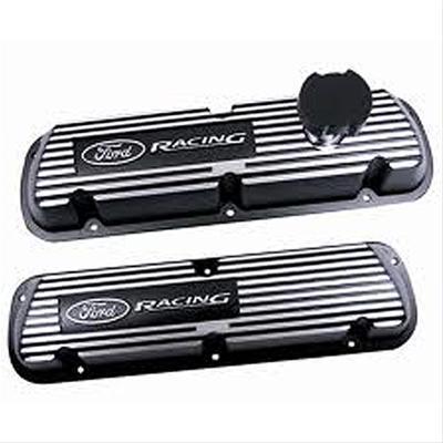 Ford racing efi valve covers m-6000-j302r ford small block v8 black wrinkle