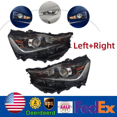 Pair 2017 2018 2019 2020 Lexus IS IS300 IS350 Headlight Left+Right Side LED, US $824.60, image 19