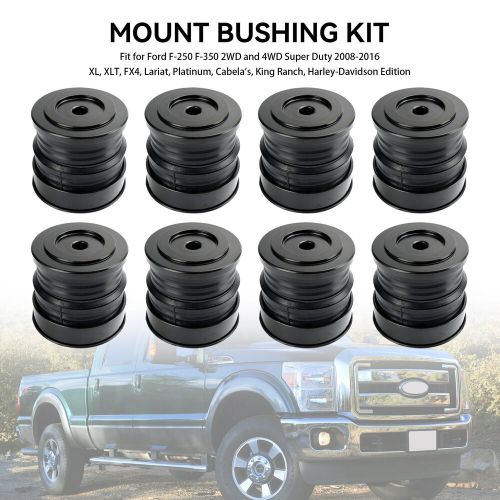 Silicone Body Mount Bushing Kit fit Ford F250 F350 08~2016 Super Duty Crew Cab, US $391.61, image 12