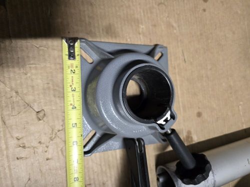 Springfield marine aluminum main stay boat seat pedestal 12.5" tall, 3 pcs, used