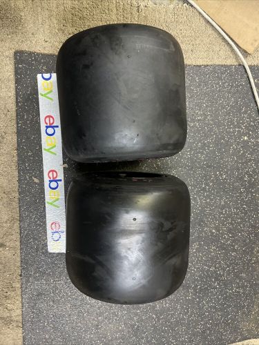 Two American pattern 6” diameter go kart racing wheels with tires Drift Trike, US $79.99, image 2