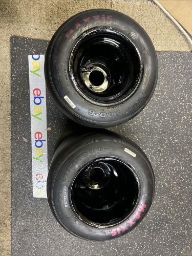 Two American pattern 6” diameter go kart racing wheels with tires Drift Trike, US $79.99, image 11