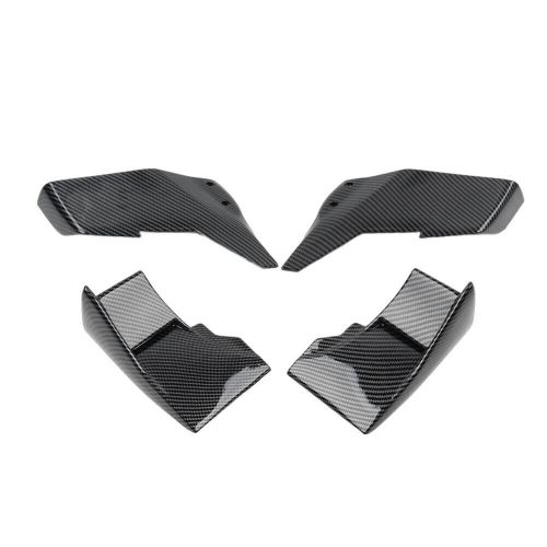 Front Winglets Aerodynamic Fixed Wing Fairing For KAWASAKI NINJA H2 R 15-23, US $, image 6