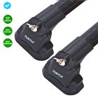 Fit citroen berlingo 2019-2023 roof rack cross bars black fix points pair