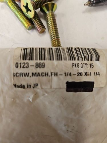 New artic cat scrw,mach,fh-1/4-20 x 1 1/4 (4 for $15) nos oem ac79