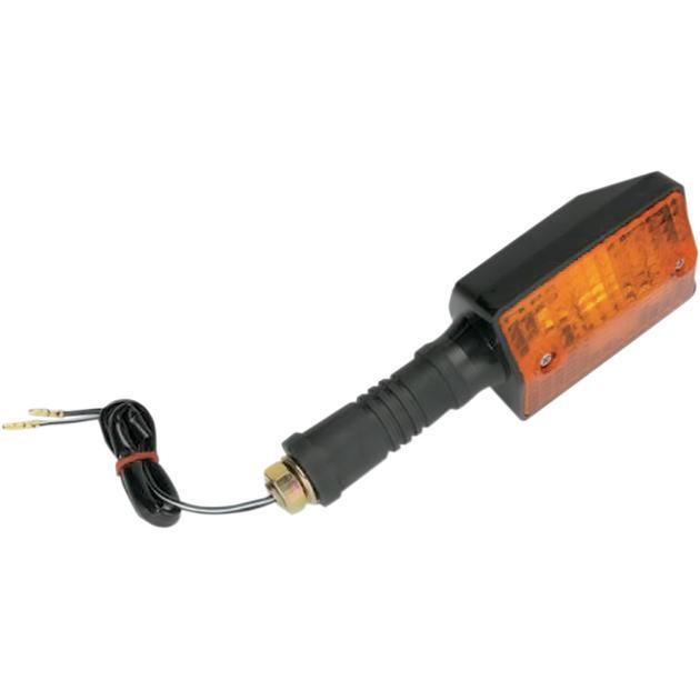 K&s dot turn signal assembly s/f rear black amber fits yamaha xt600 1984-1989