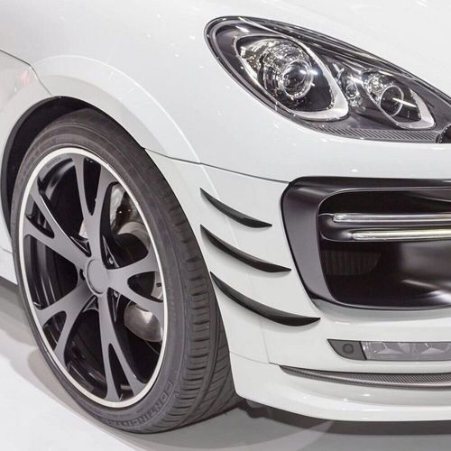 Direct Replacement Front Bumper Decal Sticker Pack of 6 Carbon Fiber Black, US $18.94, image 5