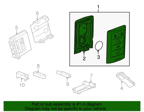 Genuine GM 5 Button Keyless Entry Remote Key Fob 22865375, US $153.00, image 2