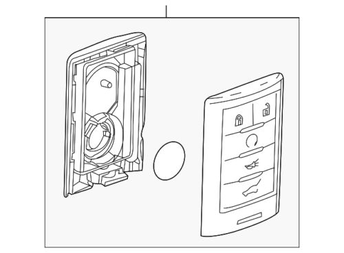 Genuine GM 5 Button Keyless Entry Remote Key Fob 22865375, US $153.00, image 4